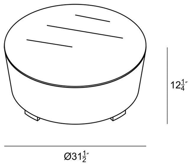 District Round Coffee Table