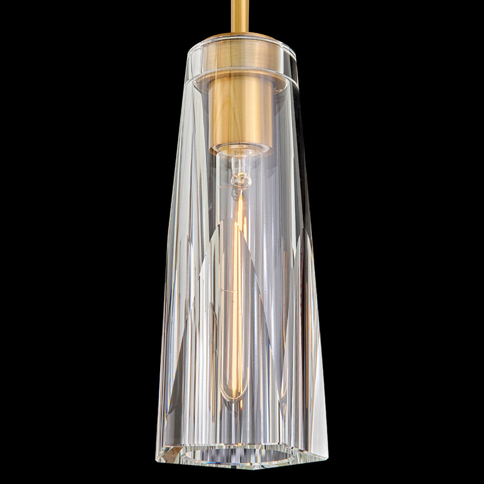 Fredrick Ramond Cosette Large Adjustable Pendant, Heritage Brass