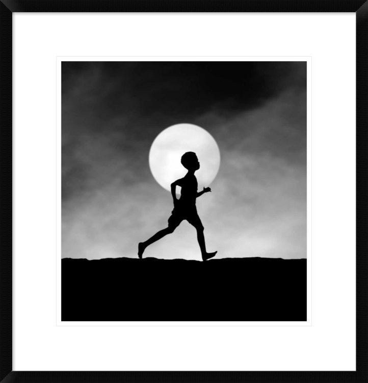 "The Dream Catcher" Framed Digital Print by Hengki Lee, 23x24"