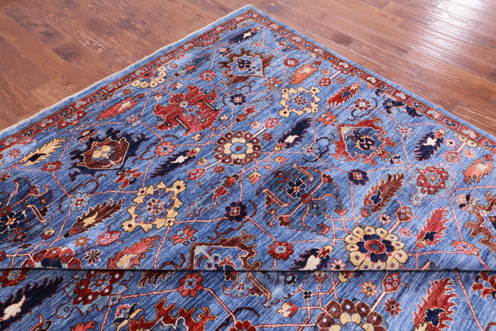 Persian Fine Serapi Handmade Wool Rug 11' 9" X 14' 8" - Q12890