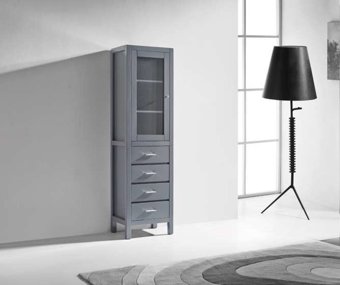 Wellmont 20" Linen Cabinet, Gray