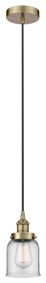 Innovations 616-1PH-AB-G52-LED 1-Light Mini Pendant, Antique Brass