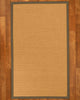 Natural Area Rugs Davlin Custom Sisal Rug, 9' x 12', Fossil Border