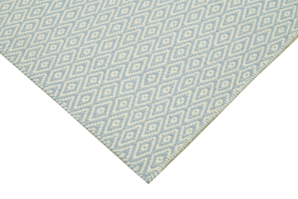 Rug N Carpet - Handwoven Modern Design 9' 0'' x 12' 0'' Wool Unique Kilim Rug