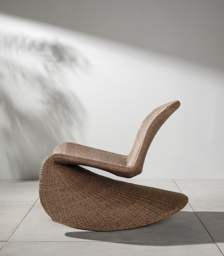 Portia Outdoor Rocking Chair-Natural