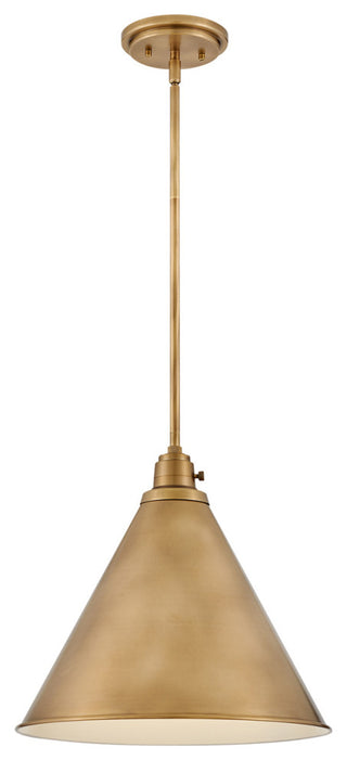 Hinkley Arti 14.5" Medium Pendant Light, Heritage Brass