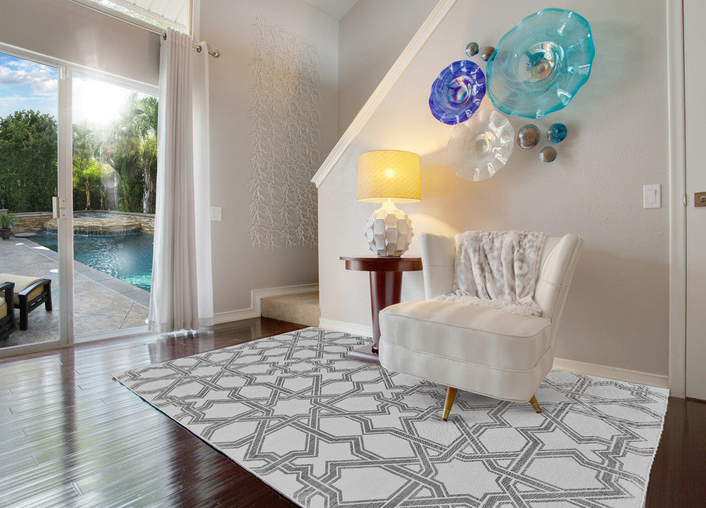 Weave & Wander Granada Flatweave Transitional Area Rug