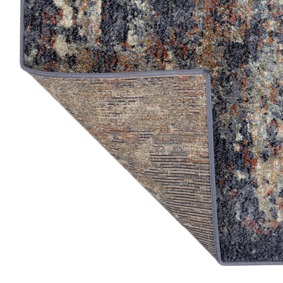 Jordan Cary Area Rug, Blue, 5'3" x 7'6", Abstract