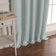 BANDTAB -Thermal Insulated Blackout Knotted Tab Curtain Set, Mint, 52" W X 96" L