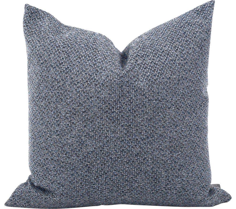 Indigo Blue Panama Pillow 24"x24"
