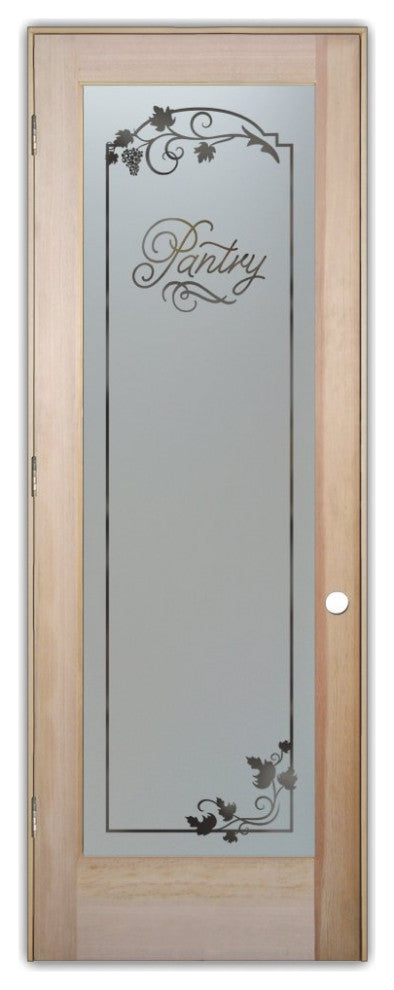 Pantry Door - Grape Ivy Melany - Douglas Fir (stain grade) - 24" x 80" -...