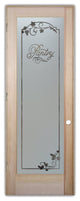 Pantry Door - Grape Ivy Melany - Douglas Fir (stain grade) - 24" x 80" -...