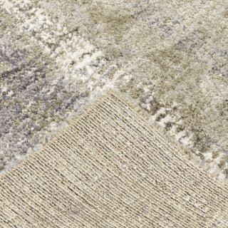 Ashton Impressed Shag Grey/Ivory Area Rug, 7.10X10.10