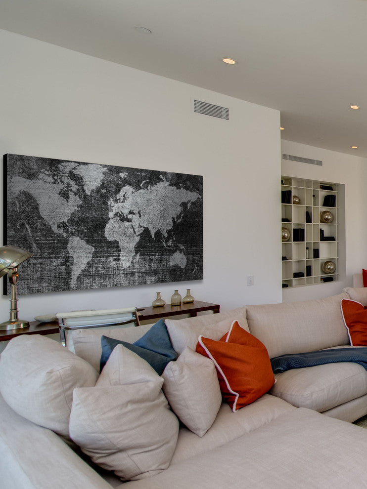 "Lost in the World 2" Painting Print on Brushed Aluminum, 36x18