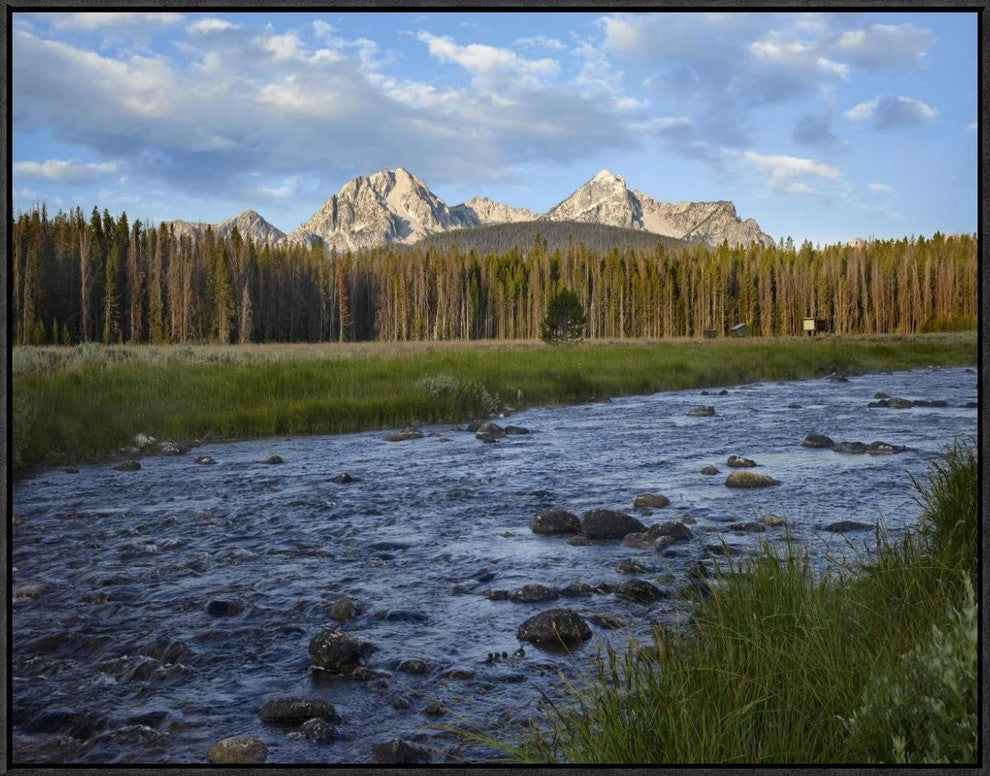 "Sawtooth Range and Stanley Lake Creek, Idaho"  by Tim Fitzharris, 33x25"