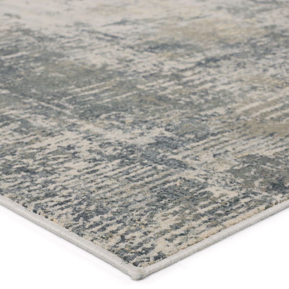 Jaipur Living Ezra Abstract Gray/ Beige Area Rug 6'6"X9'6"