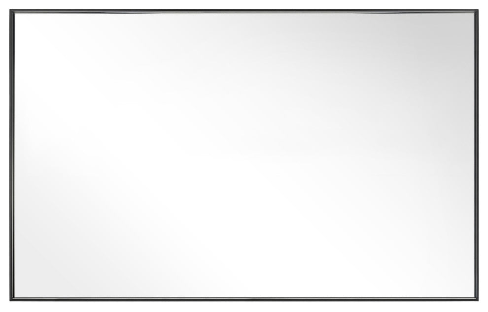 Rectangle Metal Framed Full Length Mirror, 58"x36"