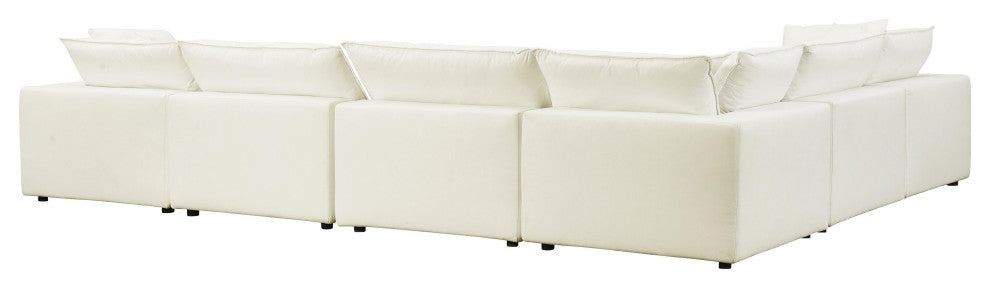 Cali Natural Modular Large Chaise Sectional