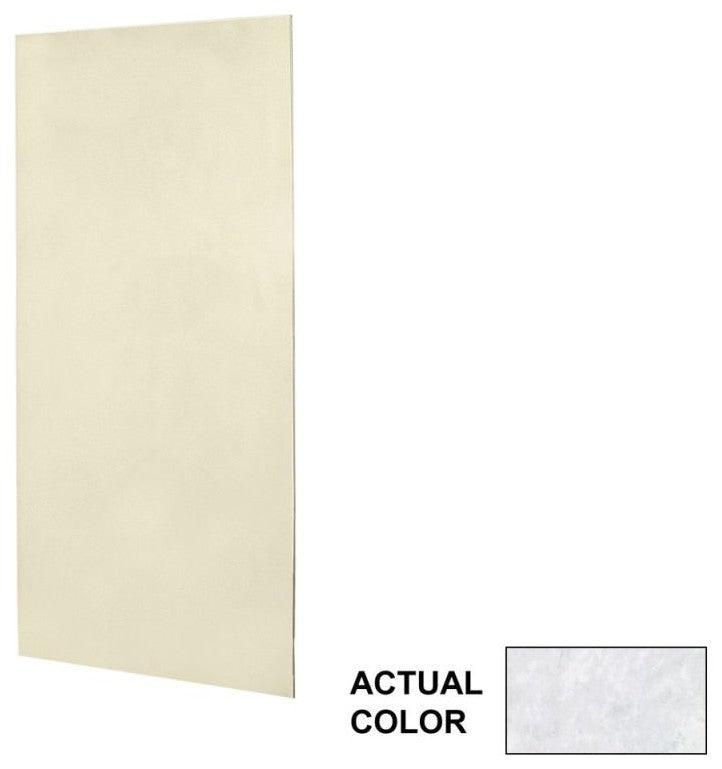 Swan 36x72 Solid Surface Shower Wall Panel, Ice