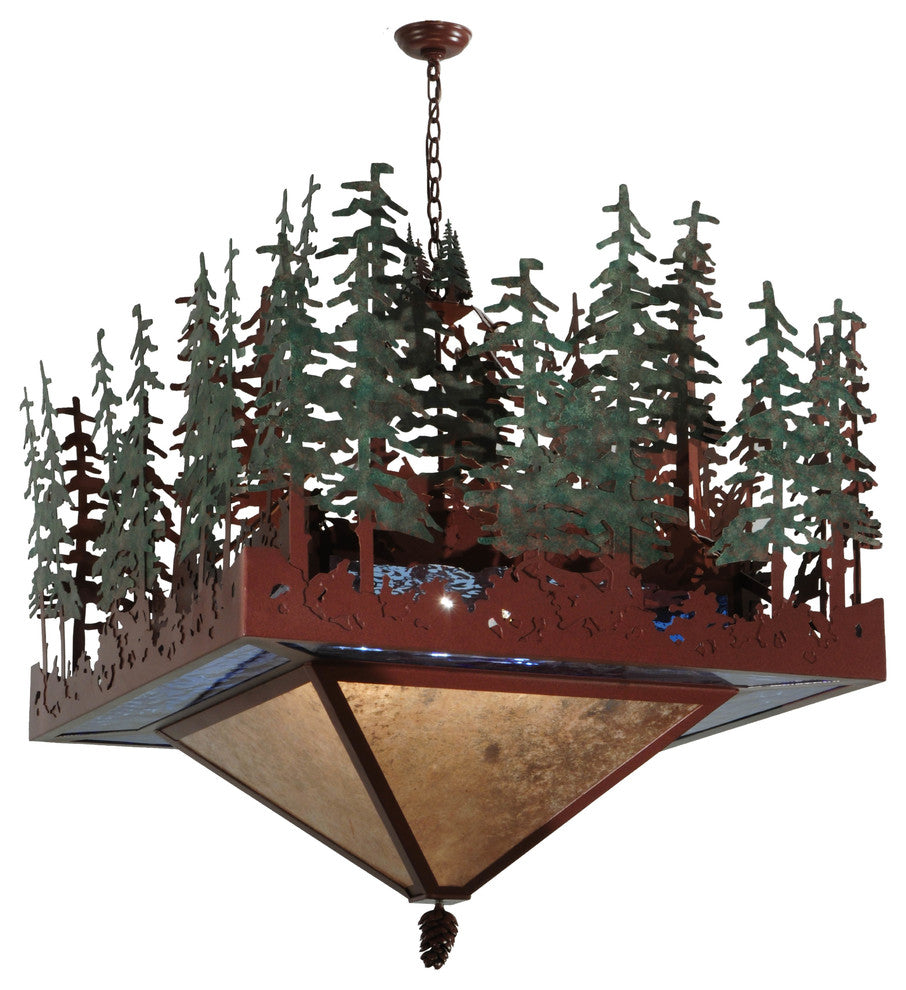 40Sq Pine Lake Inverted Pendant