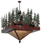 40Sq Pine Lake Inverted Pendant