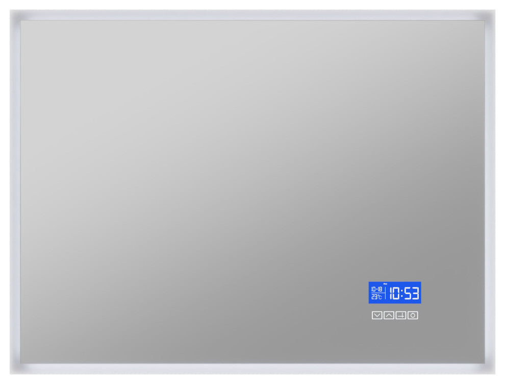 ANZZI 24" x 31" LED Front/Back Light Magnifying Bathroom Mirror WithDefogger