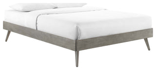 Margo Queen Wood Platform Bed Frame MOD-6230-GRY