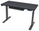 Electric Desk, Metal Legs & Adjustable Top With Motorized Control System, Black