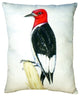 Redheaded Woodpecker No Cord Pillow - Set of Two 16x20
