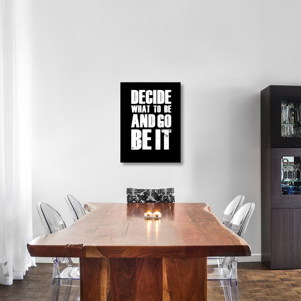 "Be It Poster Black" Fine Art Print