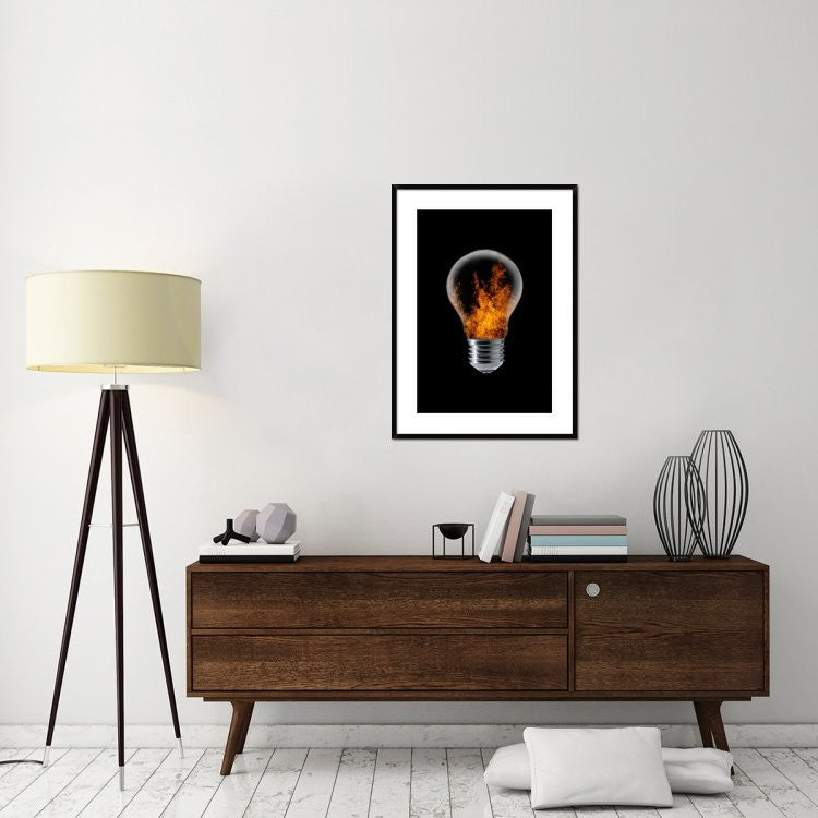 "The 4 Elements I" Framed Digital Print by Stefan Eisele, 28"x38"