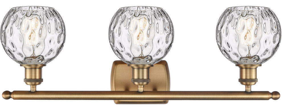Innovations 516-3W-BB-G1215-6-LED 3-Light Bath Vanity Light, Brushed Brass
