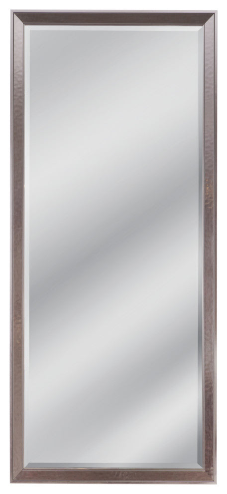 Sophie Floor Mirror - Shiny Silver