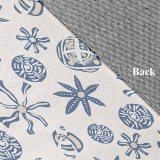 Fossil Formation Rug, Light Blue, 4'x6'