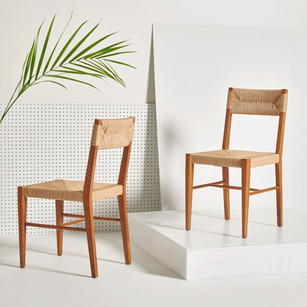 Safavieh Couture Cody Rattan Dining Chair, Natural