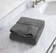Delara Organic Cotton 650GSM Touch Quick Dry, GOTS Certified, 3-Piece Set, Sharkskin Grey