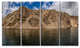 Zrmanja River Northern Dalmatia, Landscape Canvas Art Print, 48"x28", 4 Panels