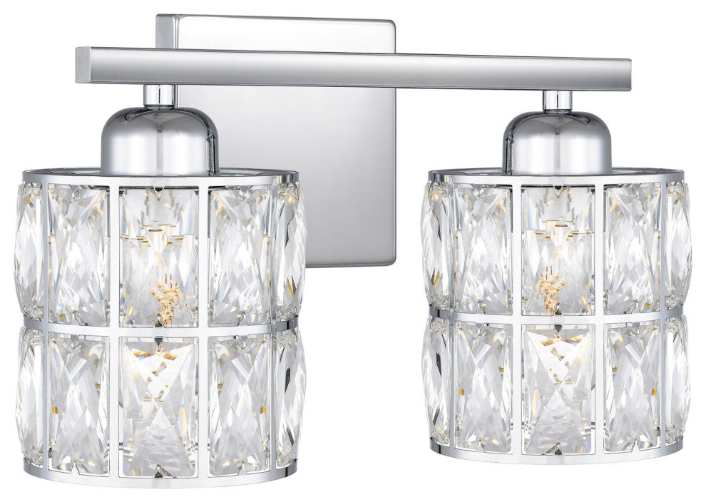 Quoizel GIB8613 Gibson 2 Light 12"W Bathroom Vanity Light - Aged Brass