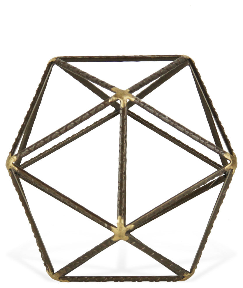 Hand-Welded Geo Table Decor