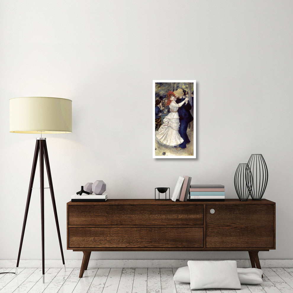 "Dance at Bougival" Digital Paper Print by Pierre-Auguste Renoir, 18"x32"
