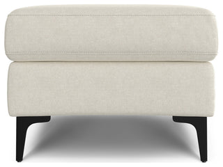 Ava Large Rectangular Ottoman in Tightly Woven Performance Fabric , Assembled