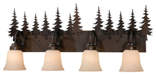 Vaxcel Lighting VL55504BBZ Yosemite 4 Light 33"W Bathroom Vanity - Burnished