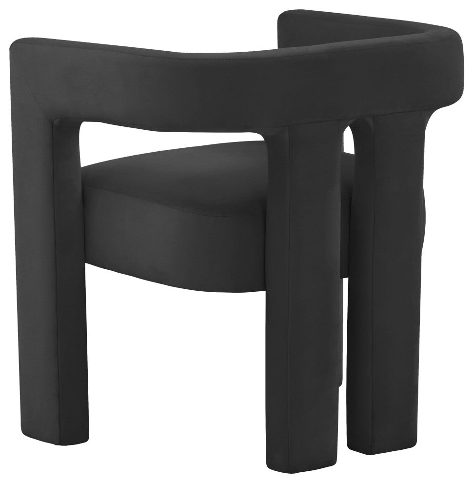 Sloane Black Velvet Chair