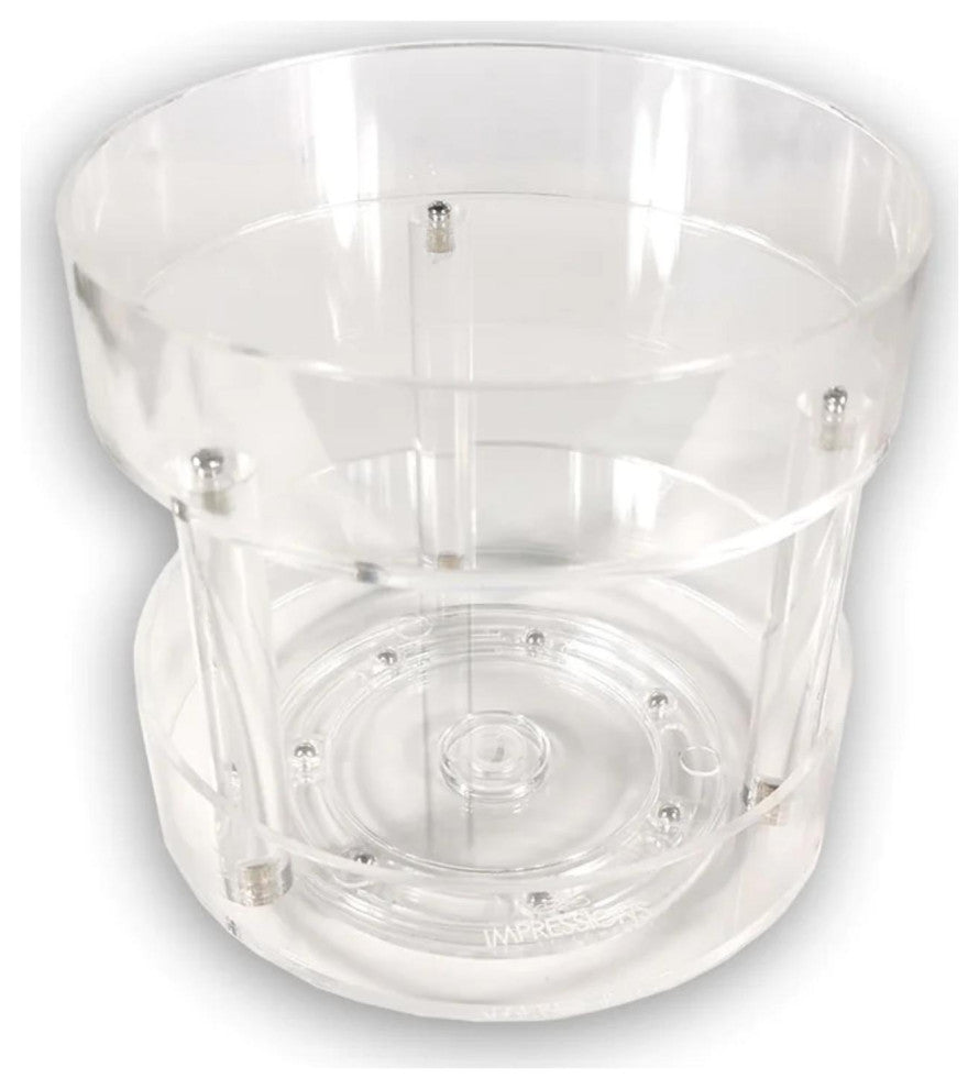 2-Tier Rotating Acrylic Makeup Organizer