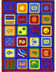 Kid Essentials Rug, Letters Count, 7'8"x10'9"
