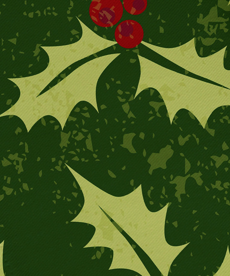 Decorative Holiday Napkin, Set of 4, Dark Green