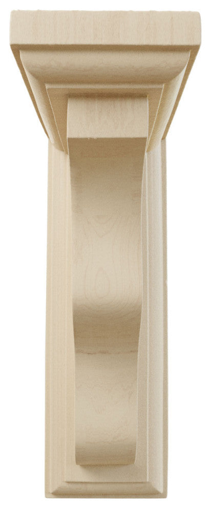 2 1/4"W x 5"D x 7"H Hamilton Traditional Bracket, Rubberwood
