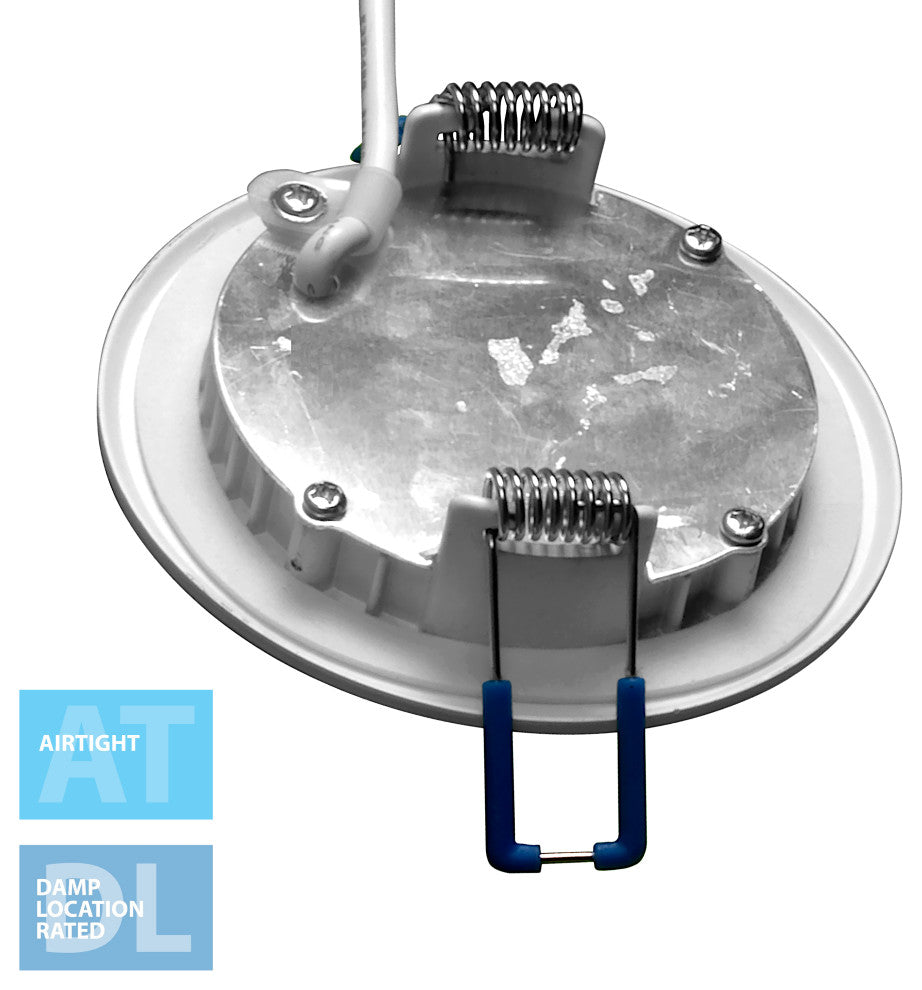 DLE3 Series 3" Round Downlight, White, 5000k