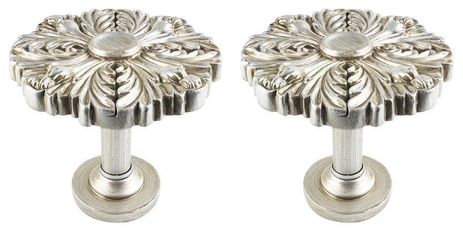 Urbanest Set of 2 Large Eve Drapery Medallion Holdback, Pewter