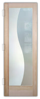 Interior Prehung Door or Interior Slab Door - Divise - Douglas Fir (stain...